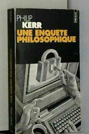 Une enquête philosophique 9782020283045
