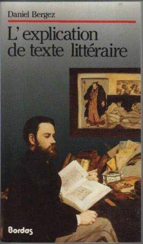 L'explication de texte littéraire 9782040187514