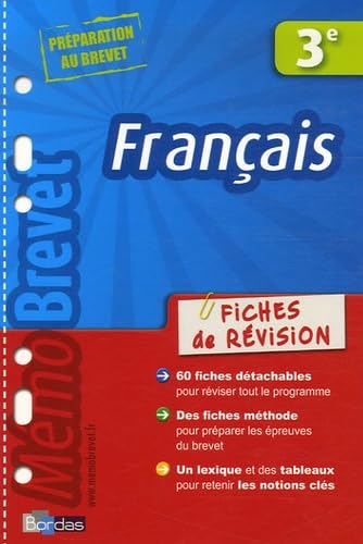 MEMOBREVET FICH REVI FRANC 3E 9782047309605