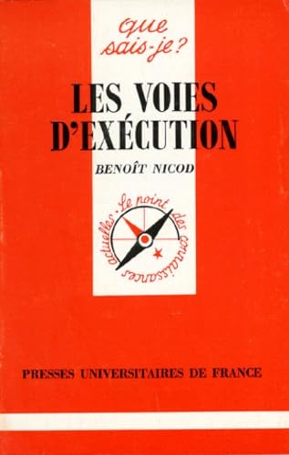 Les voies d'exécution 9782130459729