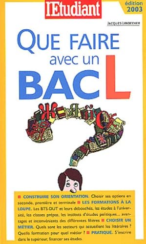Que faire avec un bac L 9782846242943
