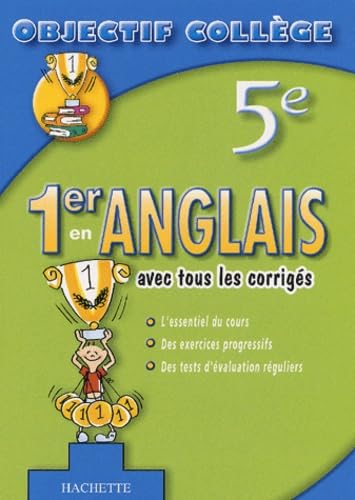 1er en Anglais, 5ème (+ corrigés) 9782011686732