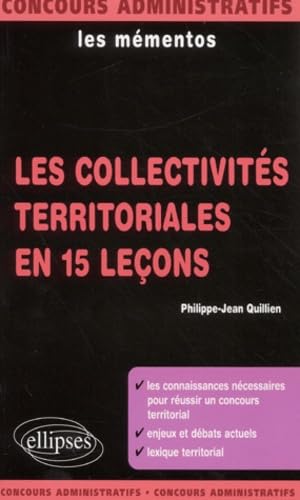 Les collectivités territoriales en 15 leçons 9782729809584