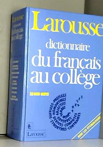 DICT.DU FRANCAIS AU COLLEGE 9782033202125