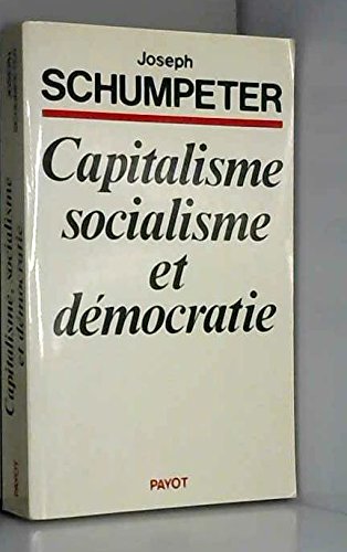 Capitalisme, socialisme et democratie 9782228132909