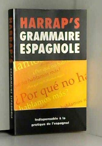 Harrap's grammaire espagnole 9780245504181