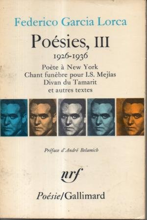 Poésies III 1926-1936