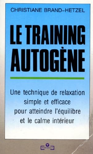 Le training autogène 9782501018142