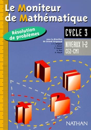 Moniteur de mathématiques, CE2-CM1, cahier résolution de problèmes, niveaux 1 et 2, élève 9782091208251