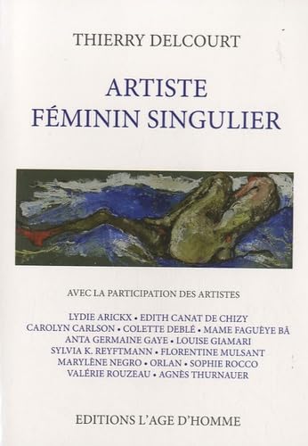 Artiste féminin singulier 9782825139479