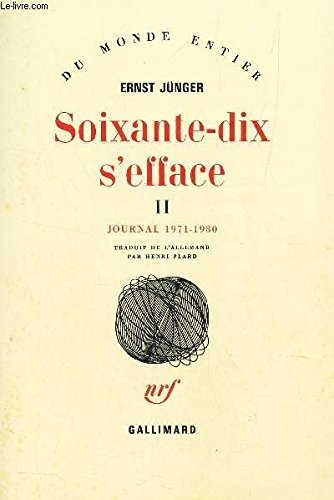 Soixante-dix s'efface tome II : 1971-1980 9782070703043