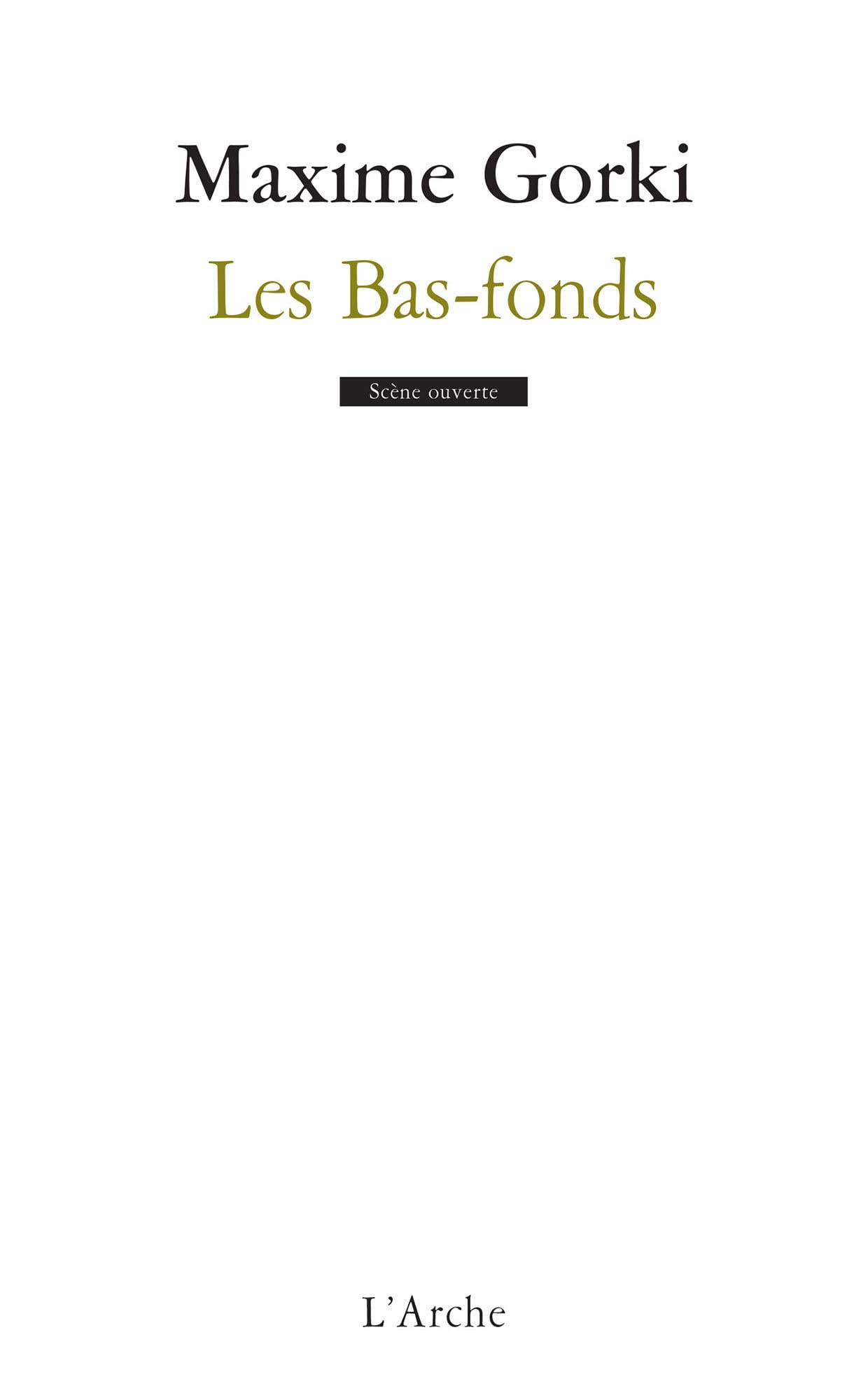Les Bas-fonds 9782851810670