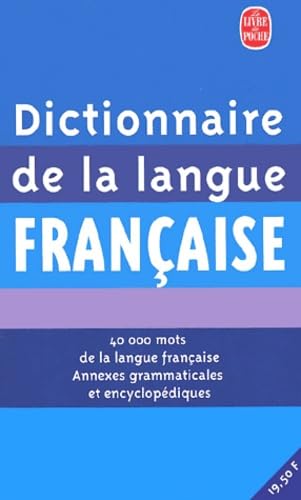 Dictionnaire de la langue française 9782253131144