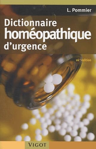 Dictionnaire homéopathique d'urgence 9782711415953