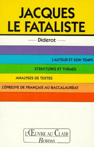 Jacques le fataliste, Diderot 9782040209322