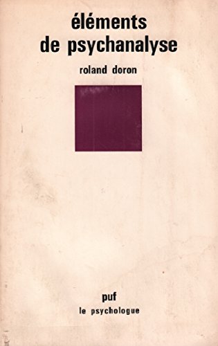 Eléments de psychanalyse 9782130352914