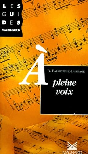 À pleine voix 9782210719729