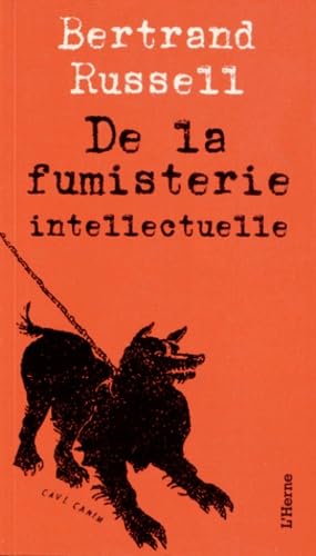 DE LA FUMISTERIE INTELLECTUELLE 9782851972590