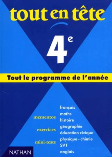 Tout en tête, 4e, élève 9782091820590