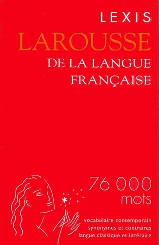 Lexis Larousse De La Langue Francaise 9782035320889