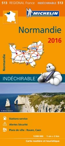 CARTE REGIONALE 513 NORMANDIE 2016 9782067208964