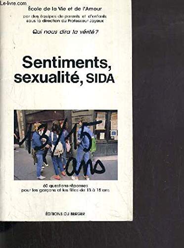 Sentiments, sexualite, sida 9782869830110