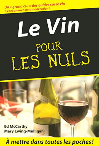 VIN POCHE POUR LES NULS 9782754000871