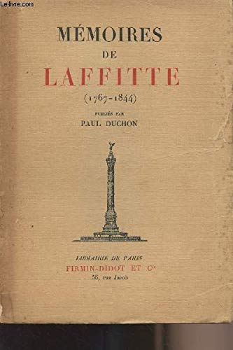 Memoires de laffitte (1767-1844)