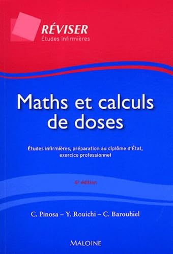 maths et calculs de doses, 6e ed. 9782224033101