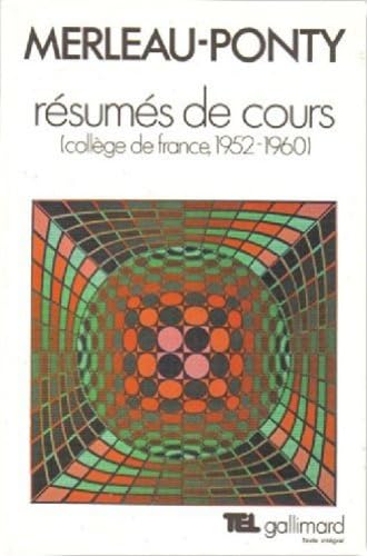 Résumés de cours: Collège de France (1952-1960) 9782070238163