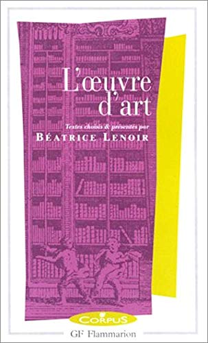 L'Oeuvre d'art 9782080730244