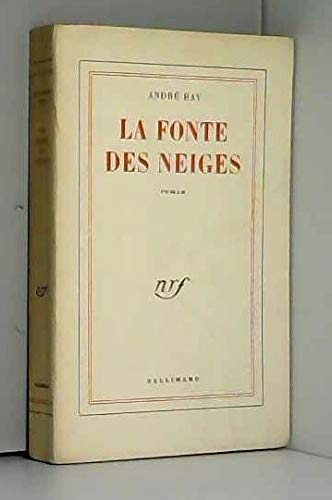 Broché - La fonte des neiges