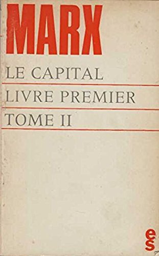 Le capital livre premier tome 2