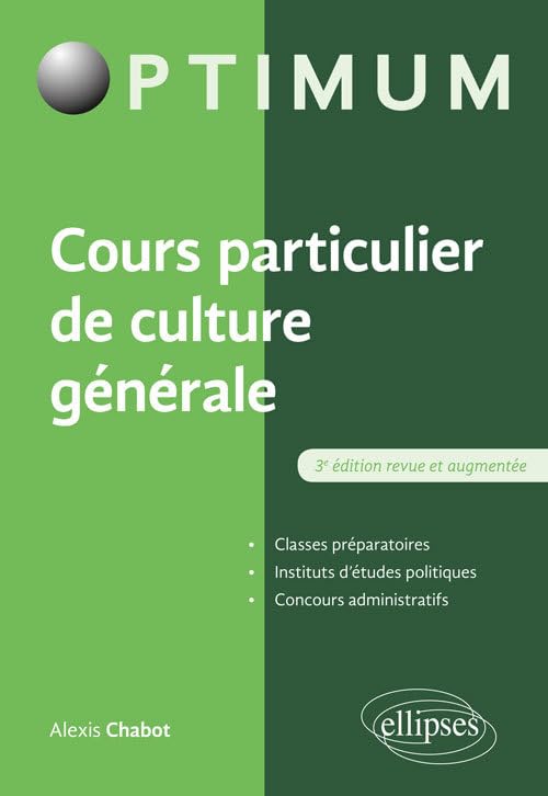 Cours particulier de culture générale - 3e édition revue et augmentée 9782340034440