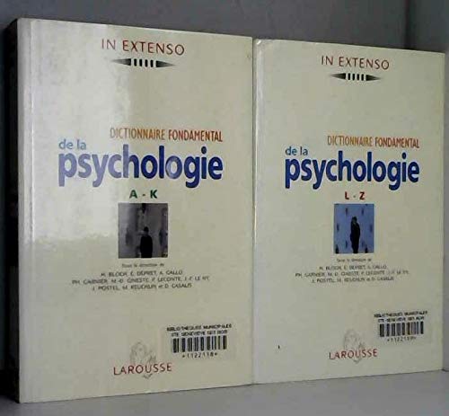 Coffret 2 volumes : dictionnaire fondamental de la psychologie 9782037500098
