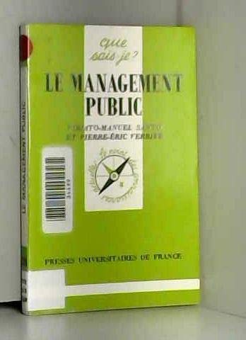 Le Management public 9782130451648