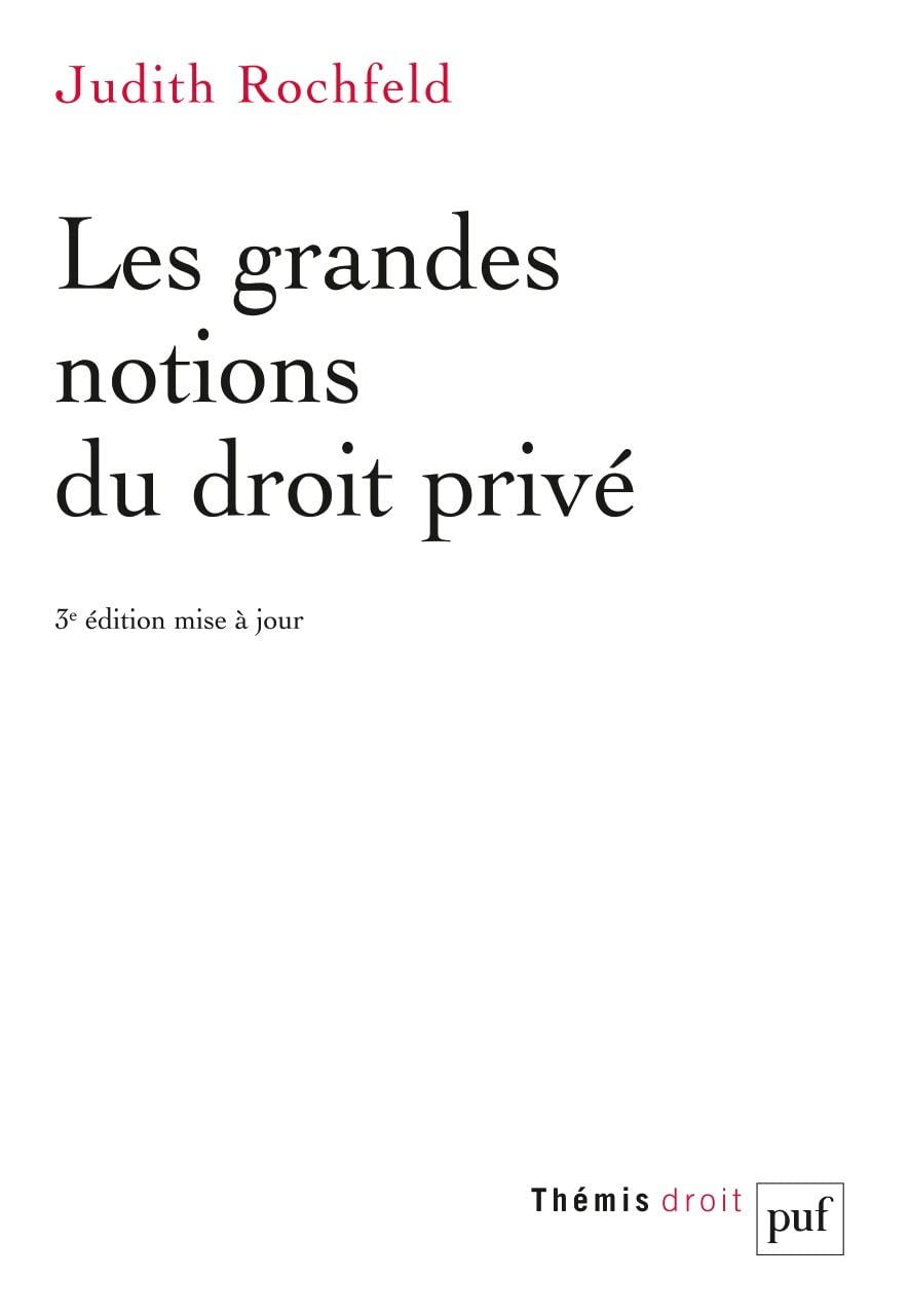 Les grandes notions du droit privé 9782130787334