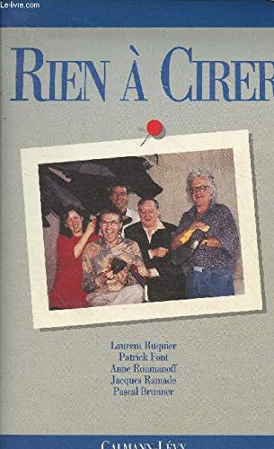 Rien à cirer 9782702121450
