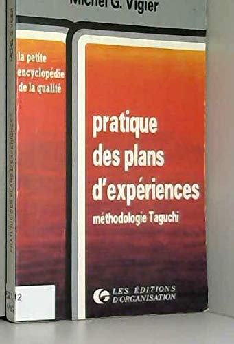 Pratique Plans Experiences 9782708108509