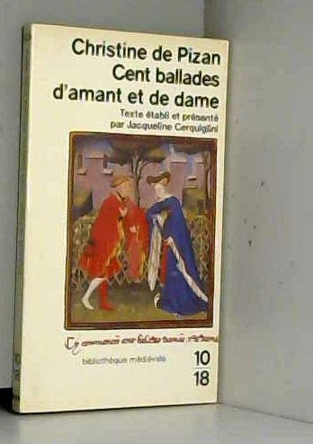 Cent ballades d'amant et de dame 9782264004703