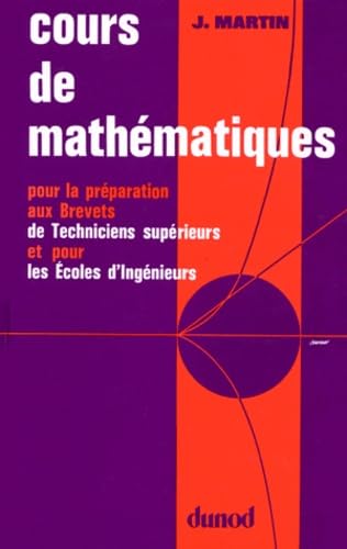 Cours De Mathematiques. 3eme Edition 9782040045593
