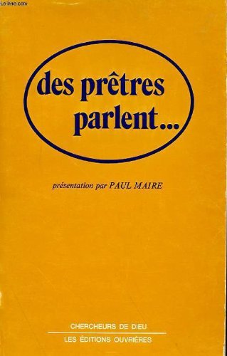 Des prêtres parlent… 9782708220133