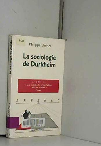 La sociologie de Durkheim 9782707133397
