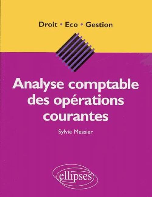 Analyse comptable des opérations courantes 9782729802523