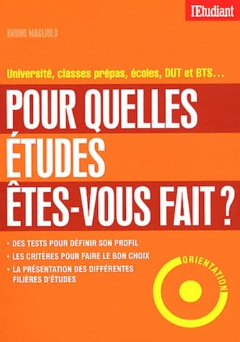 POUR QUELLES ETUDES ETES-VOUS FAIT ? 9782817601366