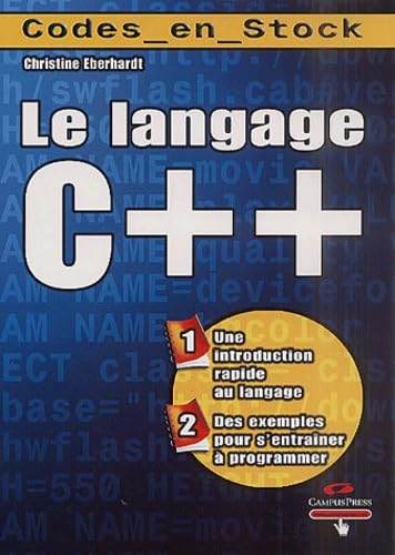 Codes en stock langage C++ 9782744012372