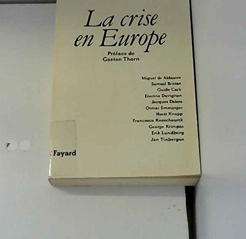 La crise en europe 9782213010465