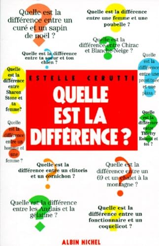 Quelle est la différence ? 9782226087942