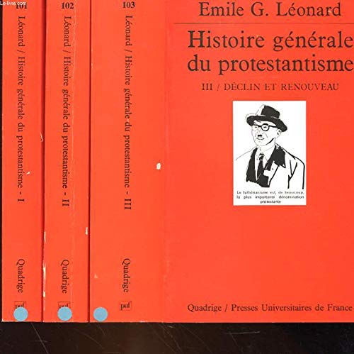 Histoire générale du protestantisme, coffret de 3 volumes 9782130418894