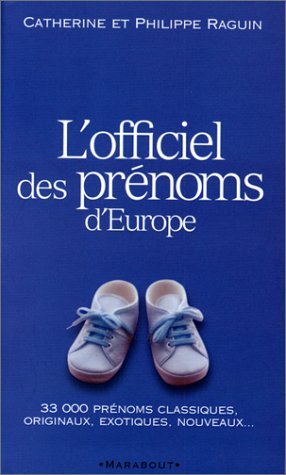 L'officiel des prénoms d'Europe 9782501018388